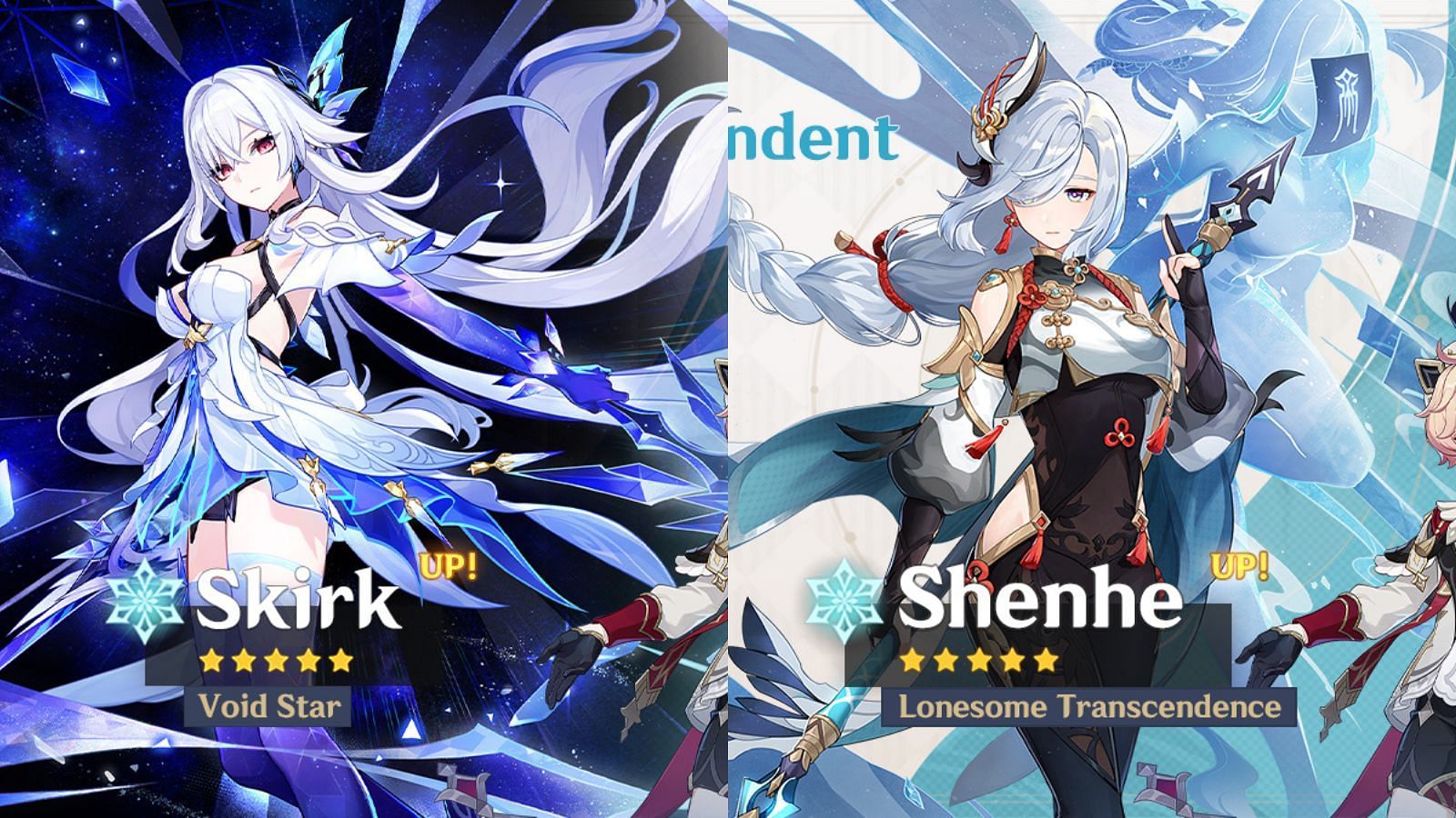 Phase 1 character banners for version 5.7 (Image via HoYoverse)